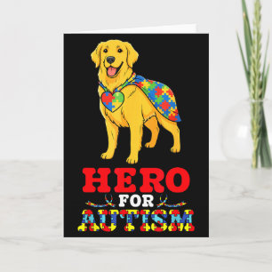 Carte Superd chien Retriever doré pour la sensibilisatio