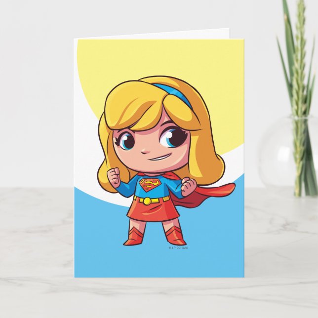 Carte Supergirl "L'avenir est féminin" (Devant)