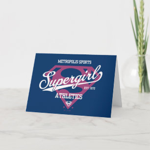 Carte Supergirl Metropolis Sports Athlétisme Graphique