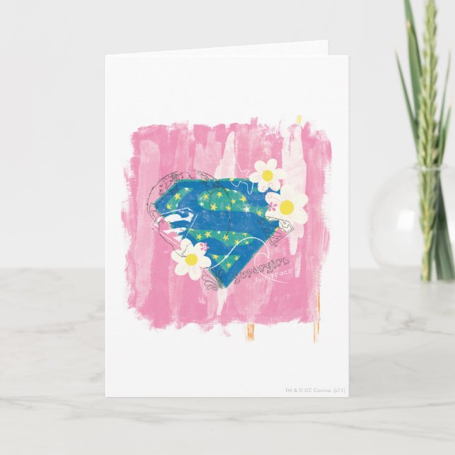 Carte Supergirl pour Peace Pink (Devant)