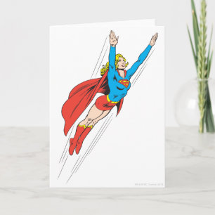Carte Supergirl s'enfonce haut