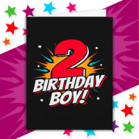 Superhero 2 ans Anniversaire Garçon 2e Anniversair
