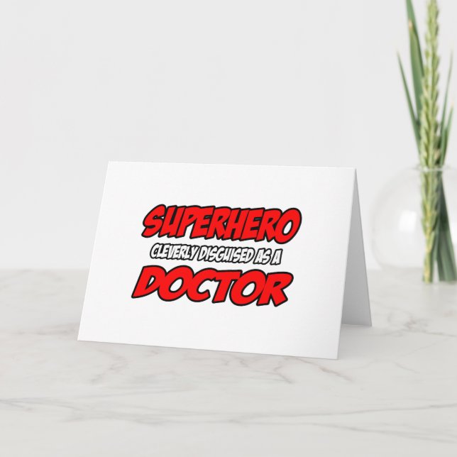 Carte Superhero...Docteur (Devant)