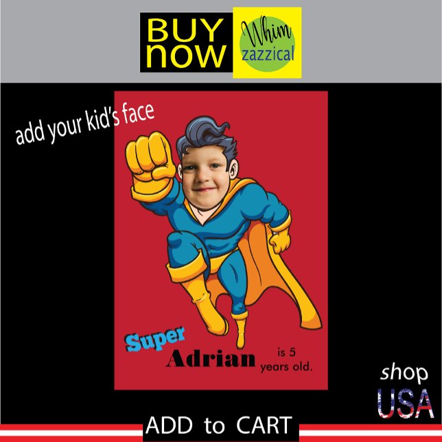 Carte Superhero Unique Spécial Amusants Enfants Annivers ("Superhero-themed birthday card for kids"
"Children's superhero birthday card online"
"Comic book)