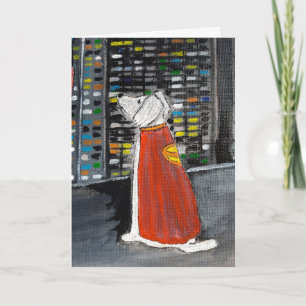 Carte Superheroes Meilleur Ami Peinture par Alfred Fox