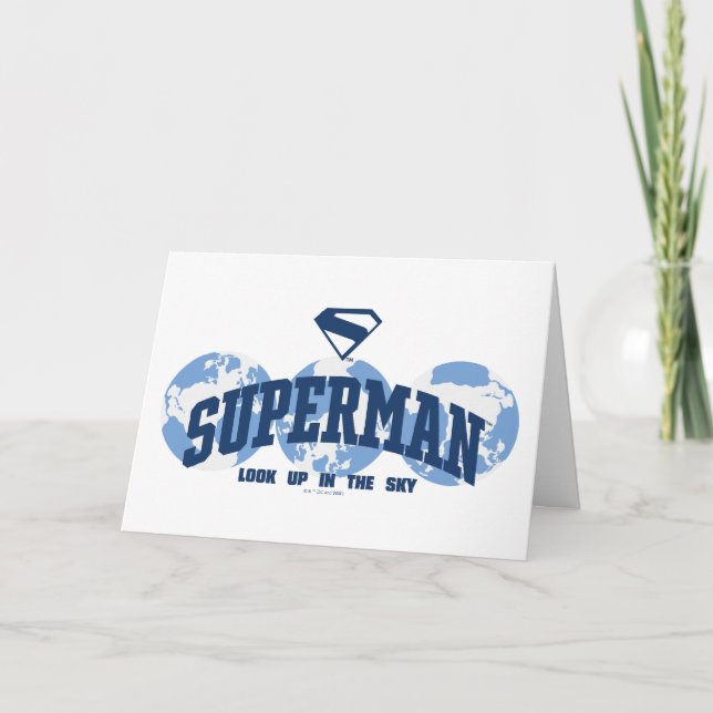 Carte Superman dans le monde (Devant)