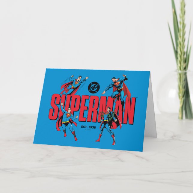 Carte Superman légendes pour toujours Graphisme (Devant)