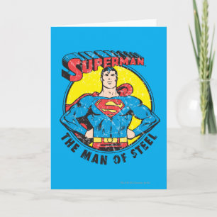 Carte Superman L'homme de l'acier