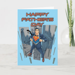 Carte Superman Man Fête des Pères