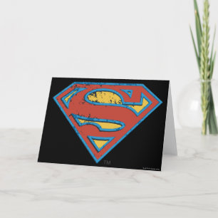 Carte Superman S-Shield   Bleu Plan - Logo