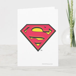 Carte Superman S-Shield Logo classique