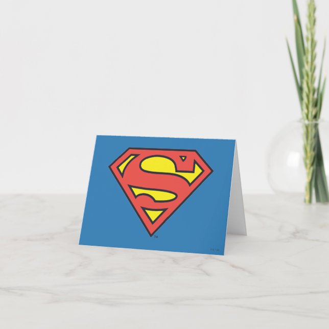 Carte Superman S-Shield | Superman Logo (Devant)
