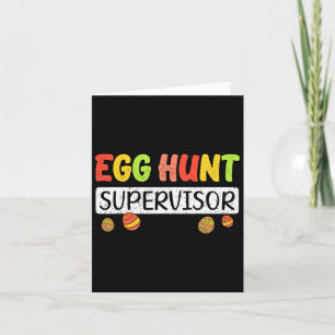 Carte Superviseur De Chasse Aux Oeufs Correspondant À De