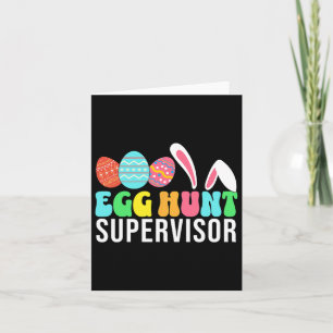 Carte Superviseur de chasse aux oeufs Superviseur de cha