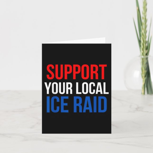 Carte Support De Votre Raid De Glace Local (Devant)