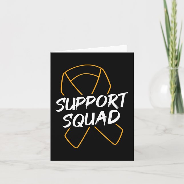 Carte Support Squad Leukemia Cancer Leukemia Aware R (Devant)