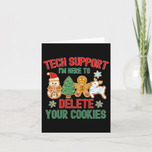 Carte Support technique de Noël ici pour supprimer les c