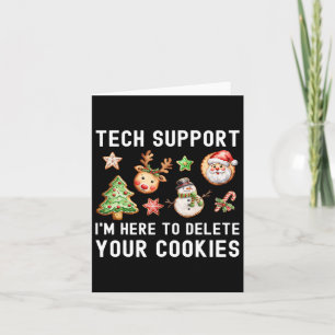 Carte Support technique de Noël ici pour supprimer les c