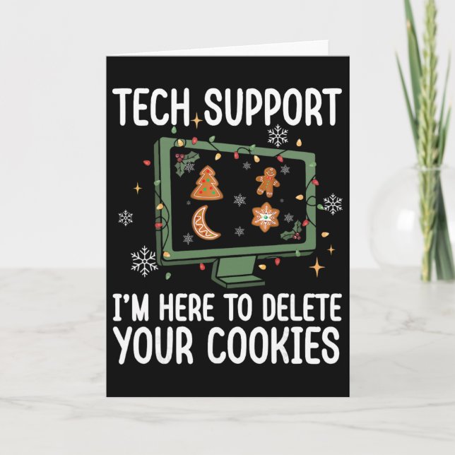 Carte Support technique Je suis là pour supprimer vos co (Devant)