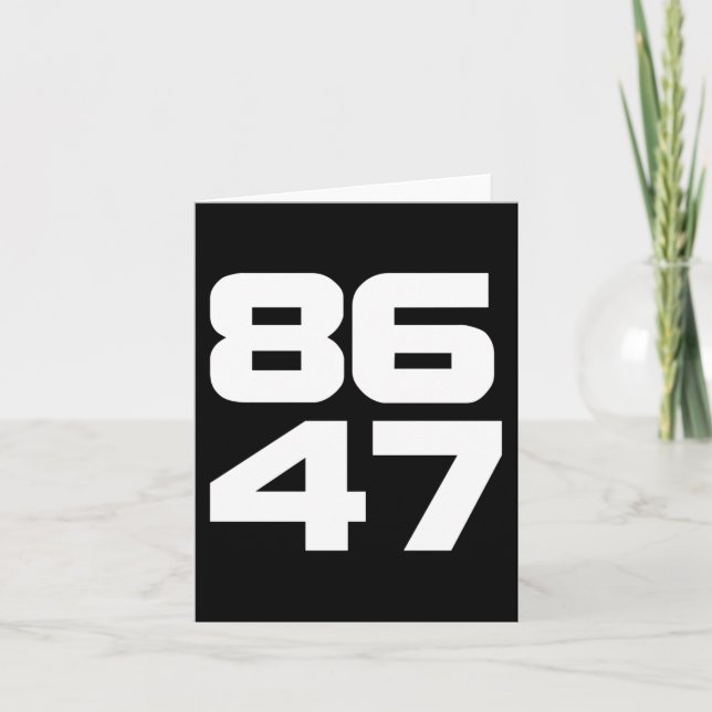 Carte Sur 86 47 Anti Trump Resist Project 2025 (Devant)