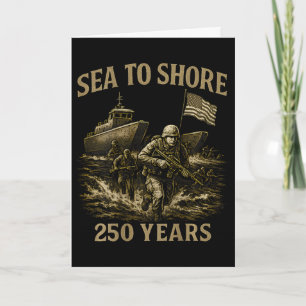Carte Sur Ck Sea To Shore 250 Ans Militaires Amphibies U