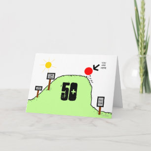 Carte Sur la colline du 50e anniversaire - Personnalisez