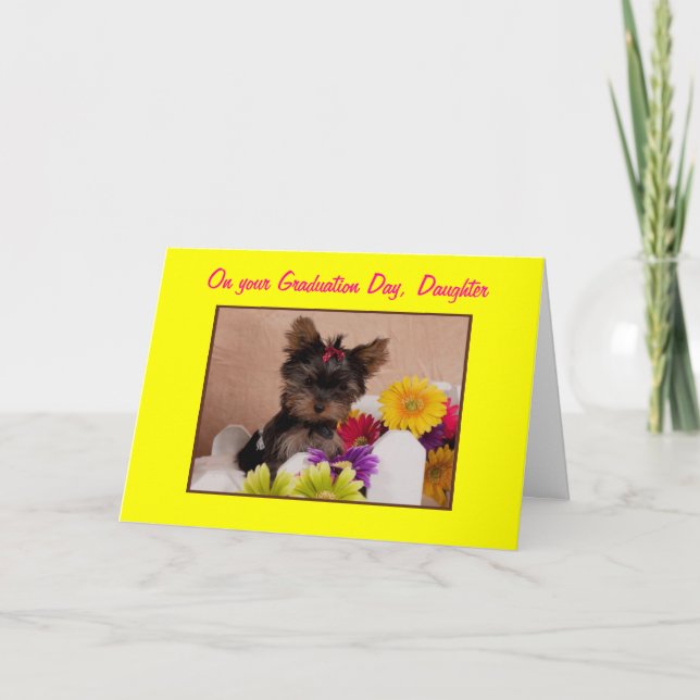 CARTE SUR LA DIPLÔME DE NOTRE FILLE (Devant)