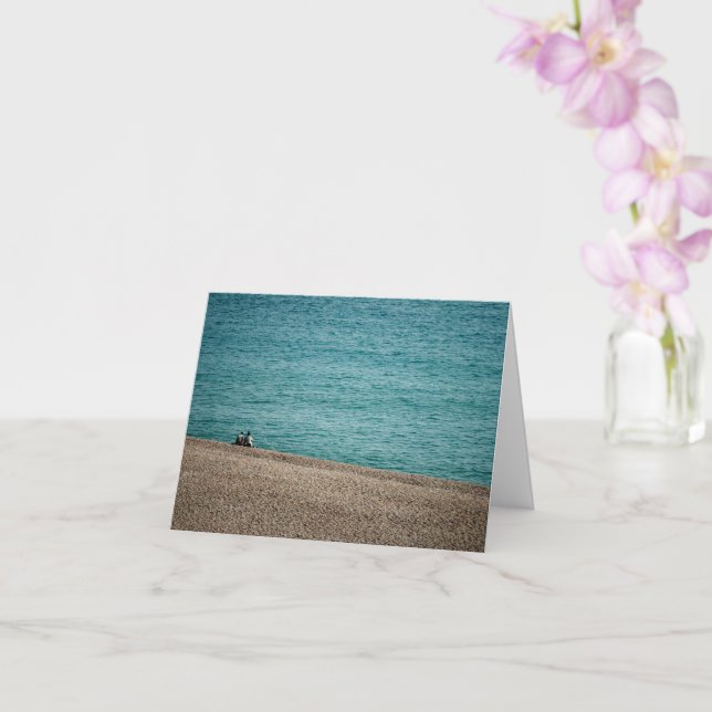 Carte Sur la plage à Beer (Orchidée)