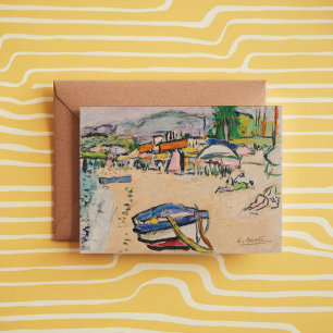 Carte Sur La Plage   George Leslie Hunter