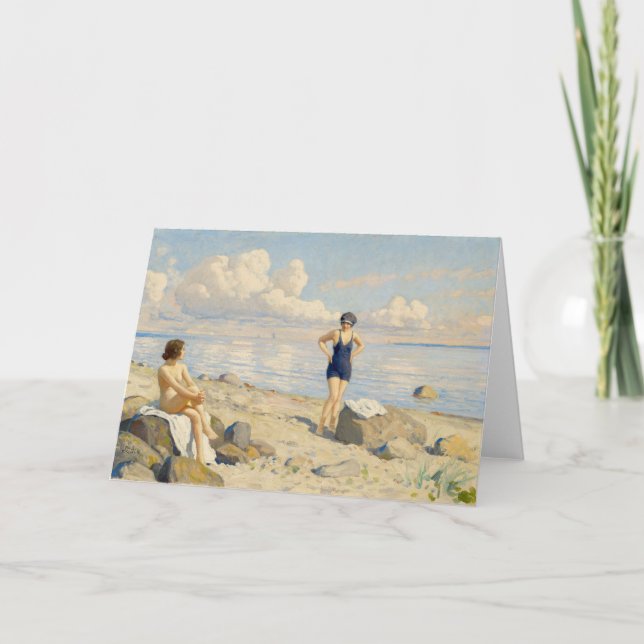 Carte Sur la plage | Paul Fischer (Devant)