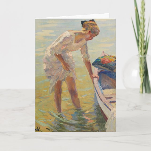 Carte Sur le rivage | Edward Cucuel (Devant)