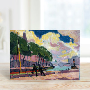 Carte Sur les bords de Seine   Henry Lyman Saÿen