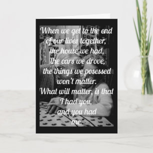 Carte SUR NOTRE **15e** MARIAGE ANNIVERSAIRE Card