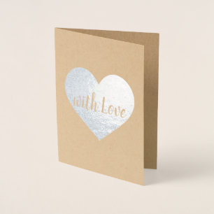 Carte sur papier kraft pour toutes les occasions.