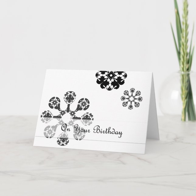 Carte Sur votre anniversaire (Devant)