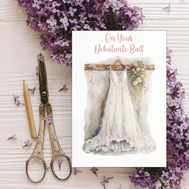 Carte Sur votre boule Debutante (Créateur téléchargé)