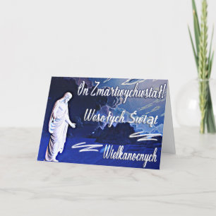 Carte Sur Zmartwywstał ! - Le kartka z de Wielkanocna