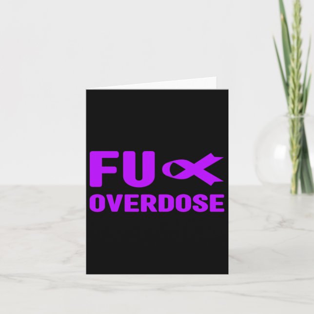 Carte Surdose - Sensibilisation à la dépendance  (Devant)