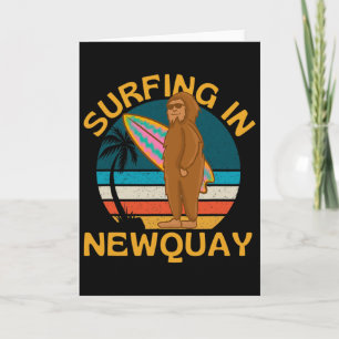 Carte Surf à Newquay, Bigfoot Good Vibes Surfer Beac