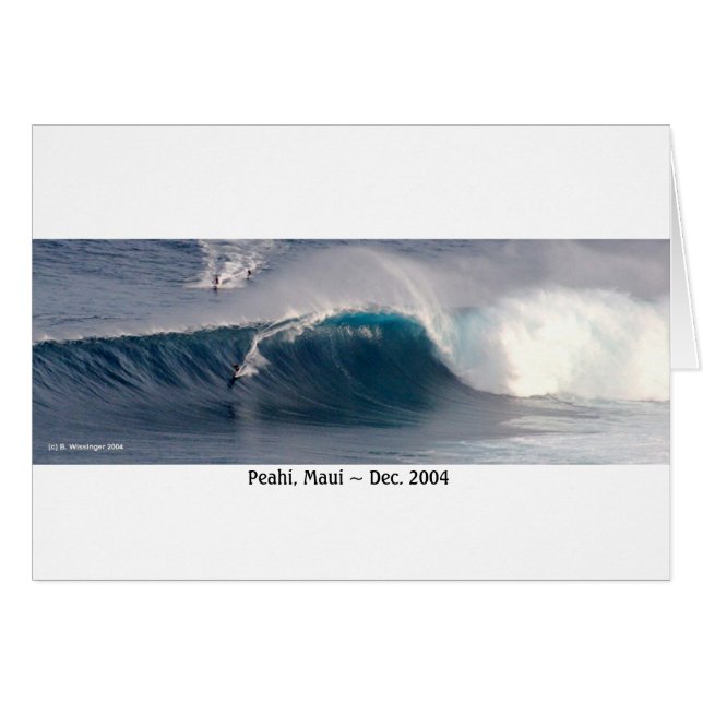 Carte Surf Jaws (Devant horizontal)