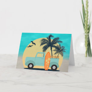 Carte Surf Retro