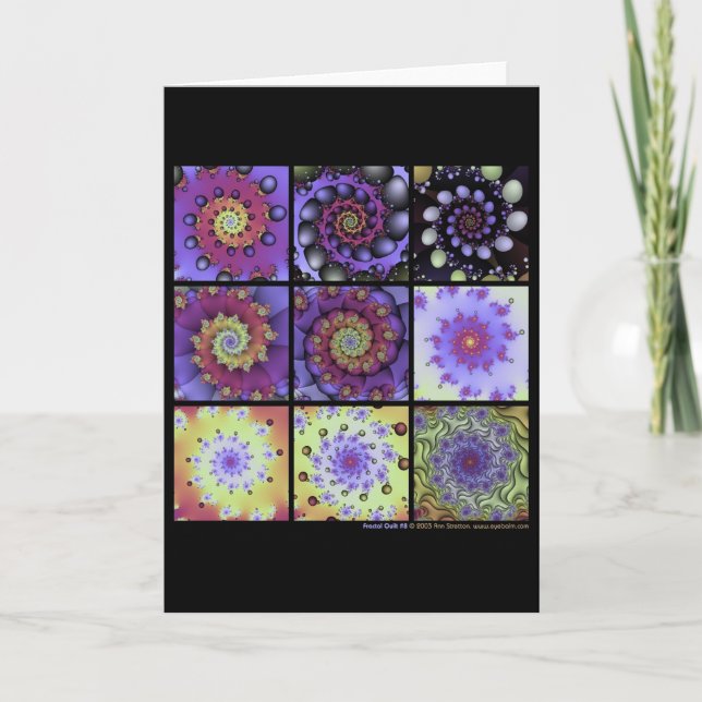 Carte Surface composée fractale #8 (Devant)