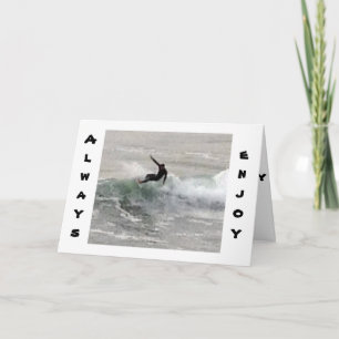 CARTE SURFER DIT PROFITER DE LA PROMENADE, EN PARTICULIE