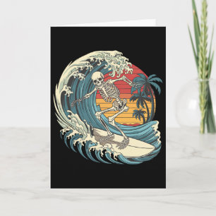 Carte Surfing de squelette