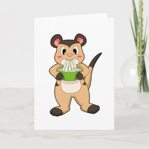 Carte Suricate avec Ramen