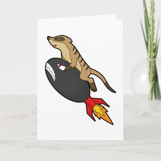 Carte Suricate chez Flying with Rocket (Devant)