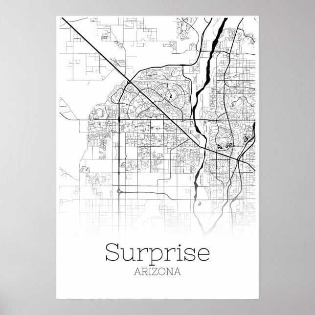 Carte Surprise - Arizona - Poster de carte de vill (Devant)