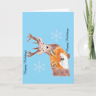 Carte Surprise de Noël d'hiver