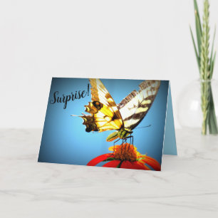 Carte Surprise ! ! ! Papillon de queue de tigre