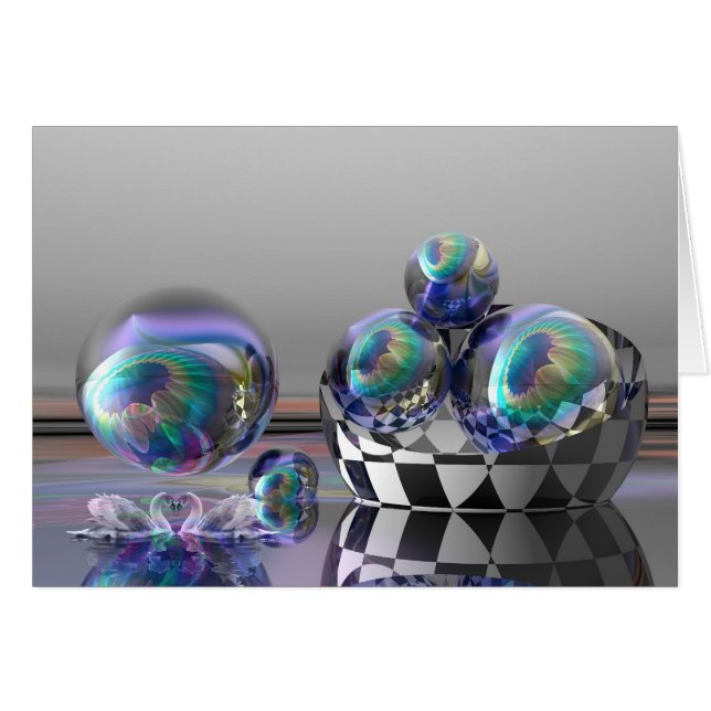 Carte surréaliste "Le rêve" (Devant horizontal)